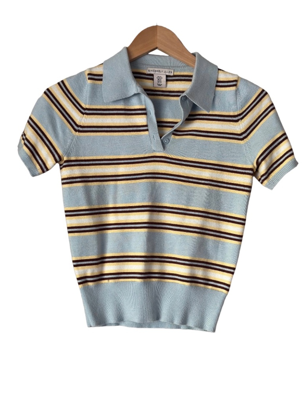 Sincerely Jules SUPER SWEET Cropped Polo